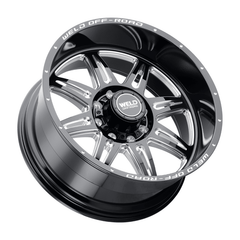 Weld - Weld Cheyenne W132 22x12 8x170 BP -44 Offset 4.75 BS 125.1 Bore Gloss Black Milled - Demon Performance