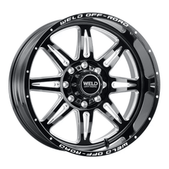 Weld - Weld Cheyenne W132 Series 20x9/8x165.1 ET00/5.00 BS/125.1 Gloss BLK - Demon Performance