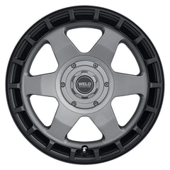 Weld - Weld Off-Road Ridge 20x9 - 6x135 / 6x139.7 BP - ET0 - 106.1mm CB - Satin Gunmetal Wheel (Black Ring) - Demon Performance