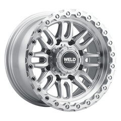 Weld - Weld Off-Road Swift 17x9in - 5x114.3 / 5x127 BP - ET-12 78.1mm CB Gloss Silver Machined Wheel & Ring - Demon Performance