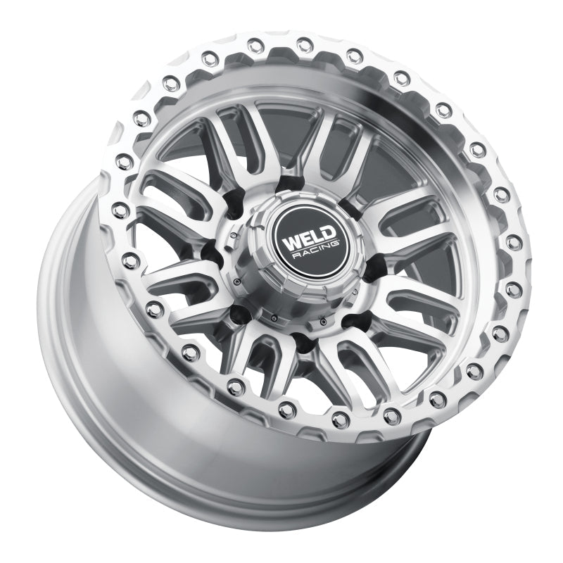 Weld - Weld Off-Road Swift 17x9in - 5x114.3 / 5x127 BP - ET-12 78.1mm CB Gloss Silver Machined Wheel & Ring - Demon Performance
