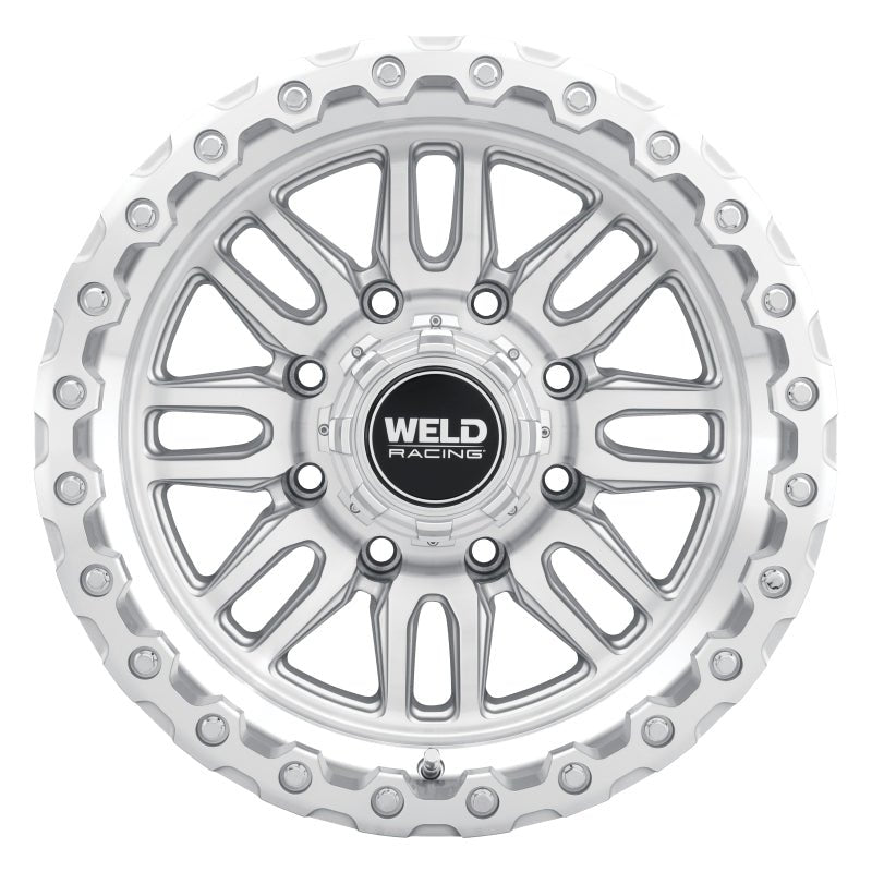 Weld - Weld Off-Road Swift 17x9in - 5x114.3 / 5x127 BP - ET-12 78.1mm CB Gloss Silver Machined Wheel & Ring - Demon Performance
