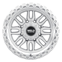 Weld - Weld Off-Road Swift 17x9in - 5x114.3 / 5x127 BP - ET-12 78.1mm CB Gloss Silver Machined Wheel & Ring - Demon Performance