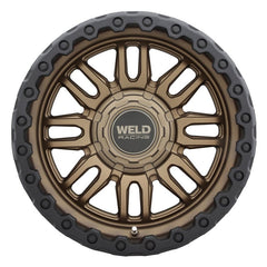 Weld - Weld Off-Road Swift 17x9in - 5x114.3 / 5x127 BP - ET-12 - 78.1mm CB- Satin Bronze Wheel & Black Ring - Demon Performance