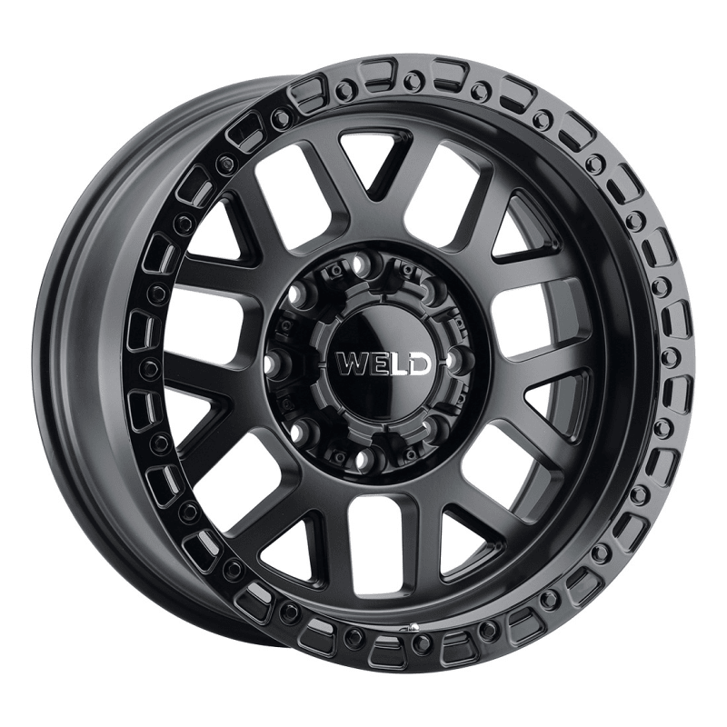 Weld - Weld Off-Road W104 20X10 Cinch 8X180 ET-18 BS4.76 Satin Black / Gloss Black 124.3 - Demon Performance