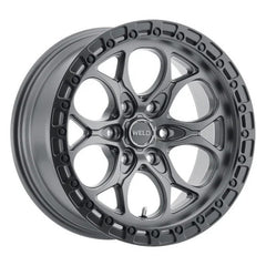 Weld - Weld Off - Road W107 18x9 Ledge 6 6x139.7 ET - 12 BS 4.51 Satin GUN / Satin BLK Ring 106.1 - Demon Performance