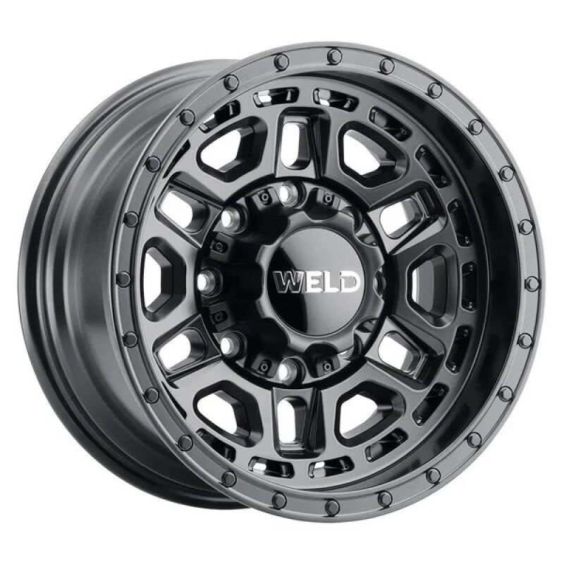 Weld - Weld Off - Road W119 17x9 Crux 5x114.3 5x127 ET - 12 BS 4.50 Satin Black 78.1 - Demon Performance