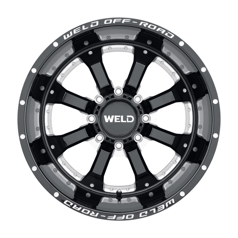 Weld - Weld Off-Road W125 20X9 Granada Eight 8X165.1 ET00 BS5.00 Gloss Black MIL 125.1 - Demon Performance