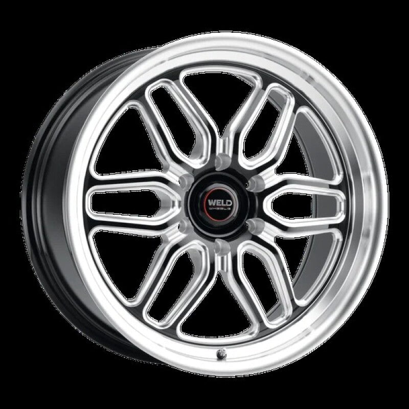 Weld - Weld Racing 17x9.5 Laguna 6 Drag 6x127 ET35 BS6.625 Gloss Black Milled - Diamond Lip 78.1 - Demon Performance