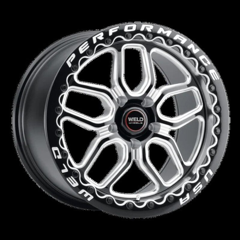 Weld - Weld Racing Laguna Bead Lock 17x10/ 5x114.3 / ET49 / BS7.50 Gloss BLK MIL Wheel DIA 78.1 - Demon Performance