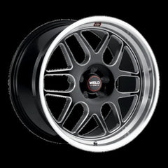 Weld - Weld S110 Solana 22x9.5 / 6x135 BP / ET25 / 6.23in BS / 87.1 Dia - Gloss Black Milled Wheel - Demon Performance