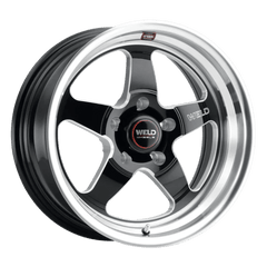 Weld - Weld S155 18x11 Ventura 5x120.65 43 Offset BS 7.69 Gloss BLK MIL DIA 72.56 - Demon Performance