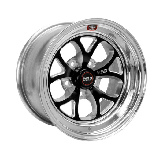 Weld - Weld S76 15x10 / 5x120.65 BP / 4.5in. BS - 25 ET 3.18 Hub Bore Black Wheel - Demon Performance