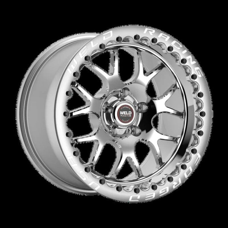 Weld - Weld S77 15x10 / 5x4.5 BP / 6.5in BS (Med Pad) Polished Wheel - Black SBL MT - Demon Performance