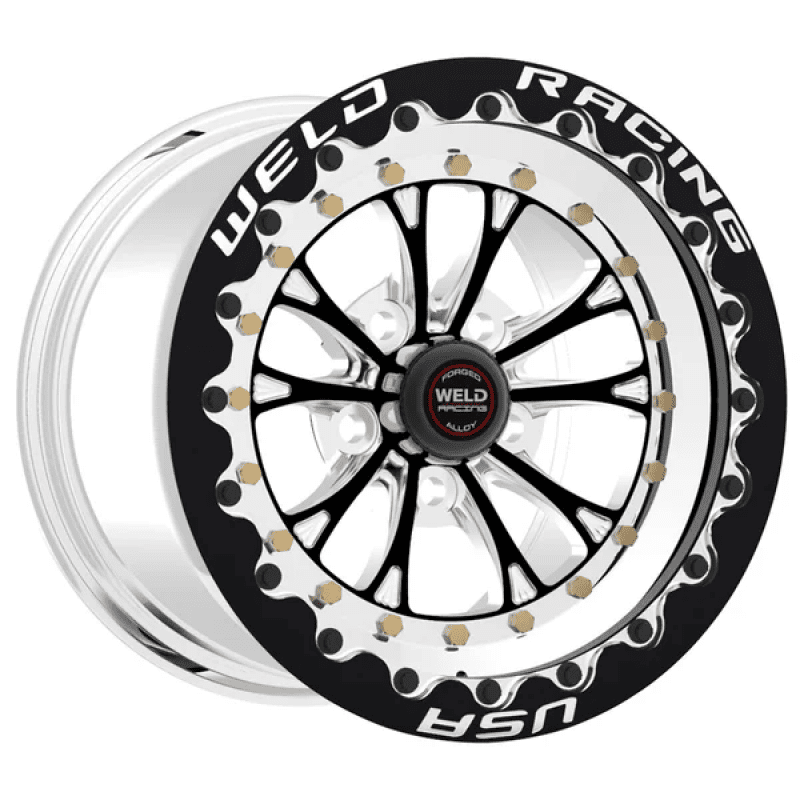 Weld - Weld Vitesse 17x10 / 5x4.5mm BP / 8in. BS Low Pad Black Wheel - Black SBL - Demon Performance