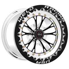 Weld - Weld Vitesse 17x10 / 5x4.5mm BP / 8in. BS Low Pad Black Wheel - Black SBL - Demon Performance