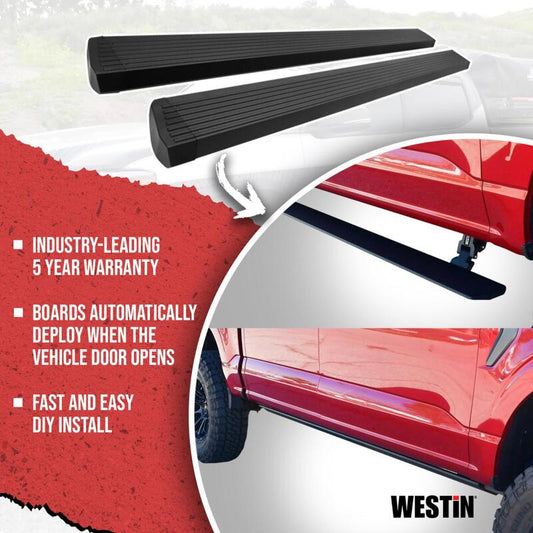 Westin - Westin 11 - 23 Ram 2500/3500 Crew Cab (Excl. Cab w/Def Tanks) Pro - e Electric Running Boards - Tex. Blk - Demon Performance