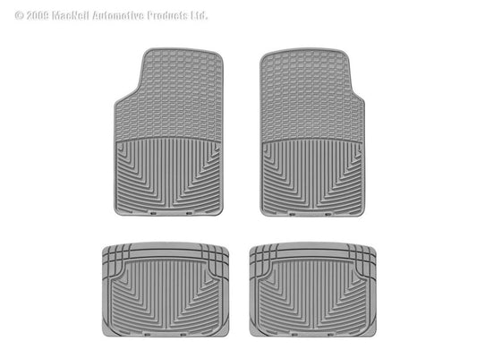 WeatherTech - WT Rubber Mats - Rear - Grey - Demon Performance
