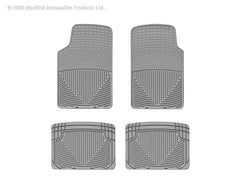 WeatherTech - WT Rubber Mats - Rear - Grey - Demon Performance