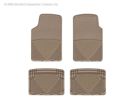 WeatherTech - WT Rubber Mats - Rear - Tan - Demon Performance