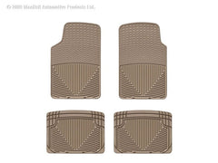 WeatherTech - WT Rubber Mats - Rear - Tan - Demon Performance