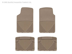 WeatherTech - WT Rubber Mats - Rear - Tan - Demon Performance