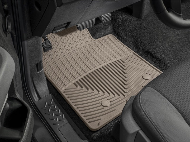 WeatherTech - WT Rubber Mats - Rear - Tan - Demon Performance