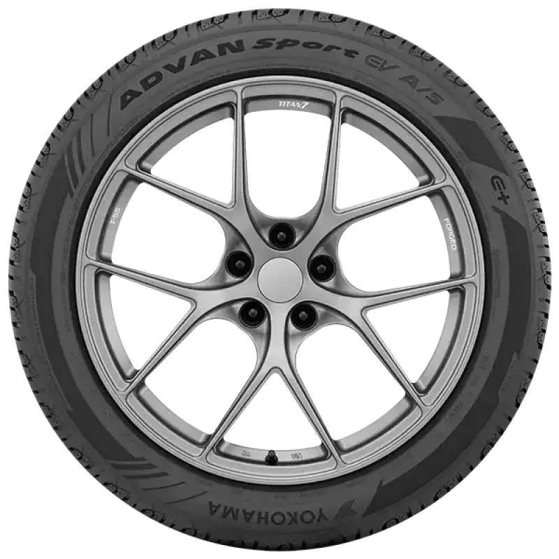Yokohama Tire - Yokohama Advan Sport EV A/S Tire - 275/45R20 110V - Demon Performance