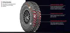 Yokohama Tire - Yokohama Geolandar M/T G003 Tire - 33X9.50R15 104Q - Demon Performance
