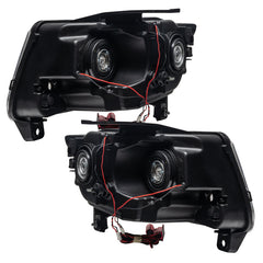 Oracle 11-13 Jeep Grand Cherokee Pre-Assembled Halo Headlights (Non HID) Chrome - Blue