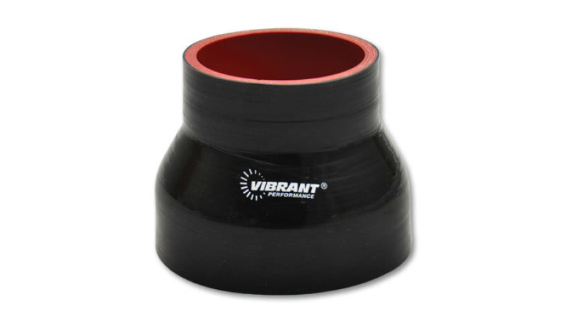 VIBRANT PERFORMANCE 2734 3" Silicone Hump Air Intake Coupler Hose, Black