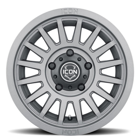 ICON Recon SLX 17x8.5 5x5.5 BP 0mm Offset 4.75in BS 77.9mm Bore Charcoal Wheel