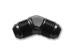 Vibrant Flare Union 45 Degree Adapter Fittings Size -6 AN