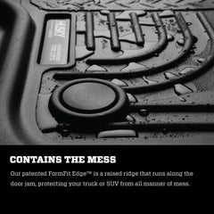 Husky Liners 2022 Nissan Frontier King Cab Ext. Cab/CC WeatherBeater Black Front Floor Liners
