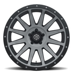 ICON Compression 20x10 6x5.5 -19mm Offset 4.75inBS Titanium Wheel