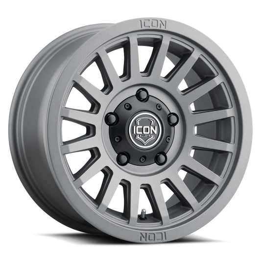 ICON Recon SLX 17x8.5 5x5 BP -6mm Offset 4.5in BS 71.5mm Bore Charcoal Wheel