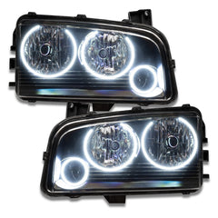 Oracle 05-10 Dodge Charger SMD HL (Non-HID) - Triple Halo - White