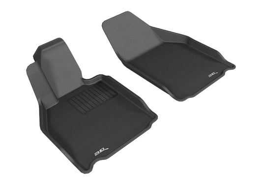 3D MAXpider - 3D MAXpider 2005-2012 Porsche 911 997 Kagu 1st Row Floormat - Black - Demon Performance