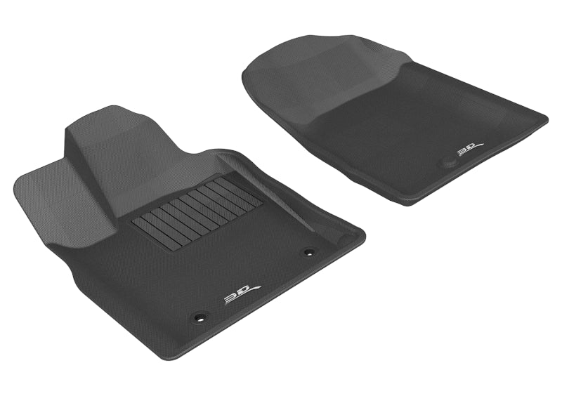3D MAXpider - 3D MAXpider 2011-2012 Dodge/Jeep Durango/Grand Cherokee Kagu 1st Row Floormat - Black - Demon Performance