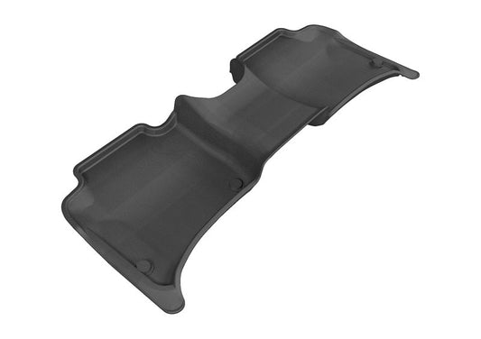 3D MAXpider - 3D MAXpider 2011-2018 Porsche/Volkswagen Cayenne/Touareg Kagu 2nd Row Floormats - Black - Demon Performance