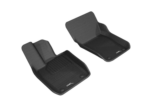 3D MAXpider - 3D MAXpider 2017-2019 Porsche Panamera Kagu 1st Row Floormat - Black - Demon Performance