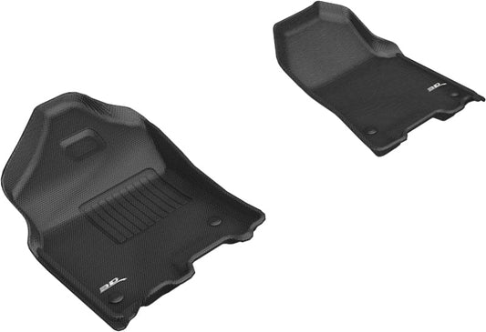 3D MAXpider - 3D MAXpider 2019-2020 Dodge Ram 1500 Crew Cab/Quad Cab Kagu 1st Row Floormat - Black - Demon Performance