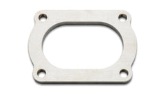 Vibrant T304 SS 4 Bolt Flange for 3in O.D. Oval tubing