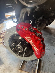 Rotora Front and Rear Street Brake Kit (Ram TRX) For Use With 20″ Wheels