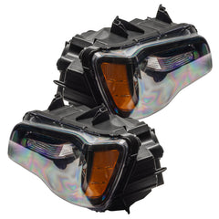 Oracle 11-14 Chrysler 300C SMD HL Black - NON HID - ColorSHIFT DRL - ColorSHIFT w/ Simple Controller