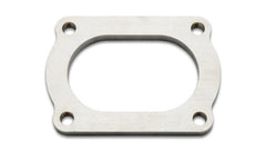 Vibrant T304 SS 4 Bolt Flange for 3in O.D. Oval tubing