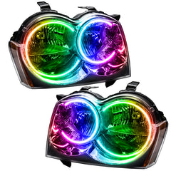 Oracle 05-07 Jeep Grand Cherokee SMD HL (Non-HID) - ColorSHIFT w/ 2.0 Controller
