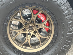 Rotora Front and Rear Street Brake Kit (Ram TRX) For Use With 20″ Wheels