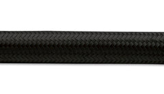 Vibrant -8 AN Black Nylon Braided Flex Hose (5 foot roll)