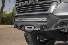 Addictive Desert Designs - Addictive Desert Designs 19 Ram 1500 Stealth Fighter Front Bumper w/ Winch Mount & Sensor Cut Outs - Demon Performance